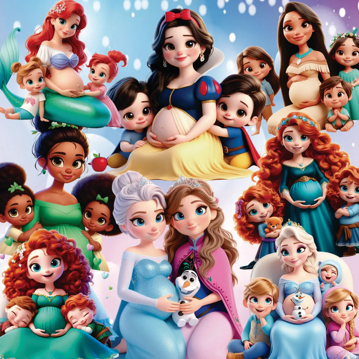 Ilustrações Dia das Mães 2024 Princesas Disney Png Sem Fundo 3 Ilustrações Dia das Mães 2024 Princesas Disney Png Sem Fundo