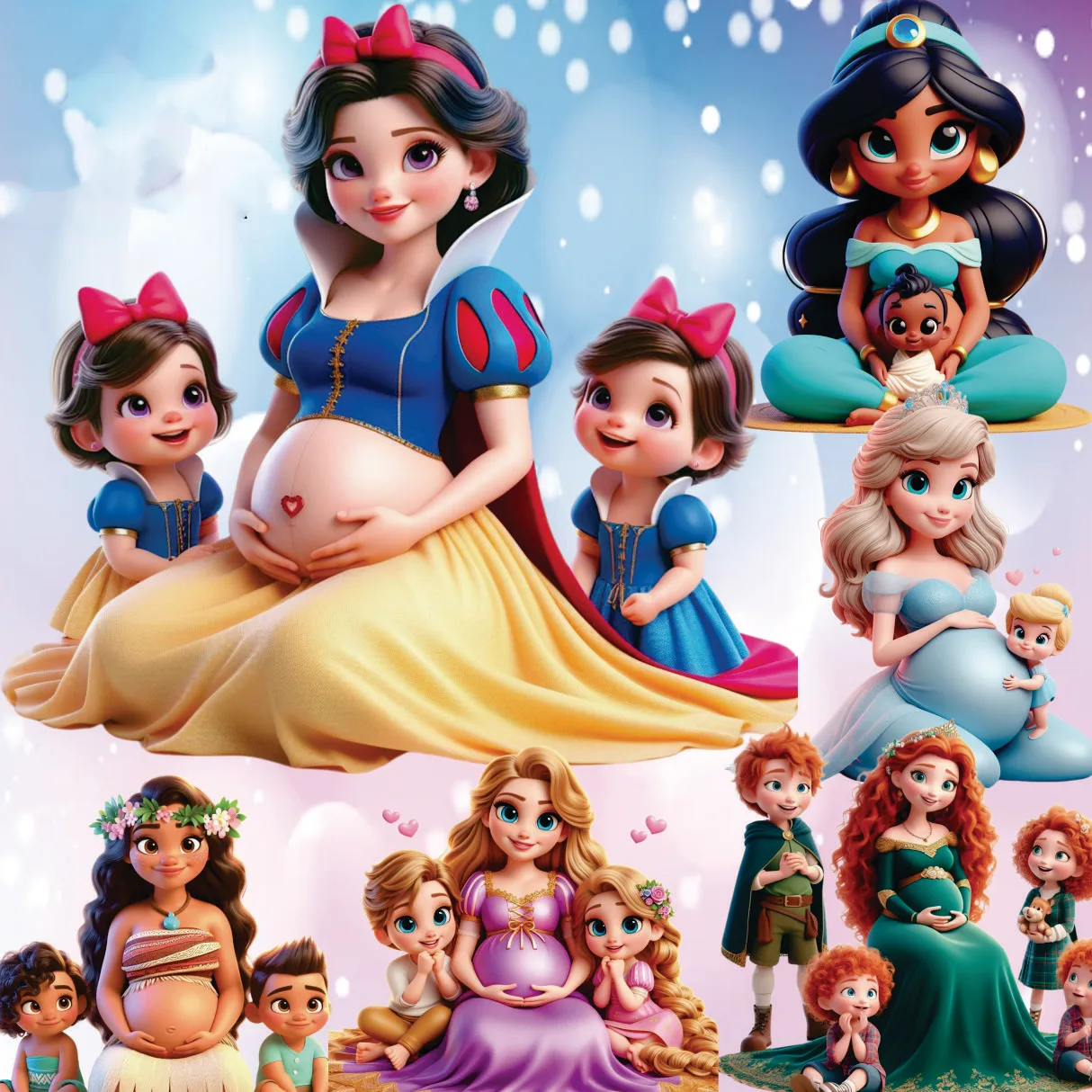 Ilustrações Dia das Mães 2024 Princesas Disney Png Sem Fundo 2 Ilustrações Dia das Mães 2024 Princesas Disney Png Sem Fundo
