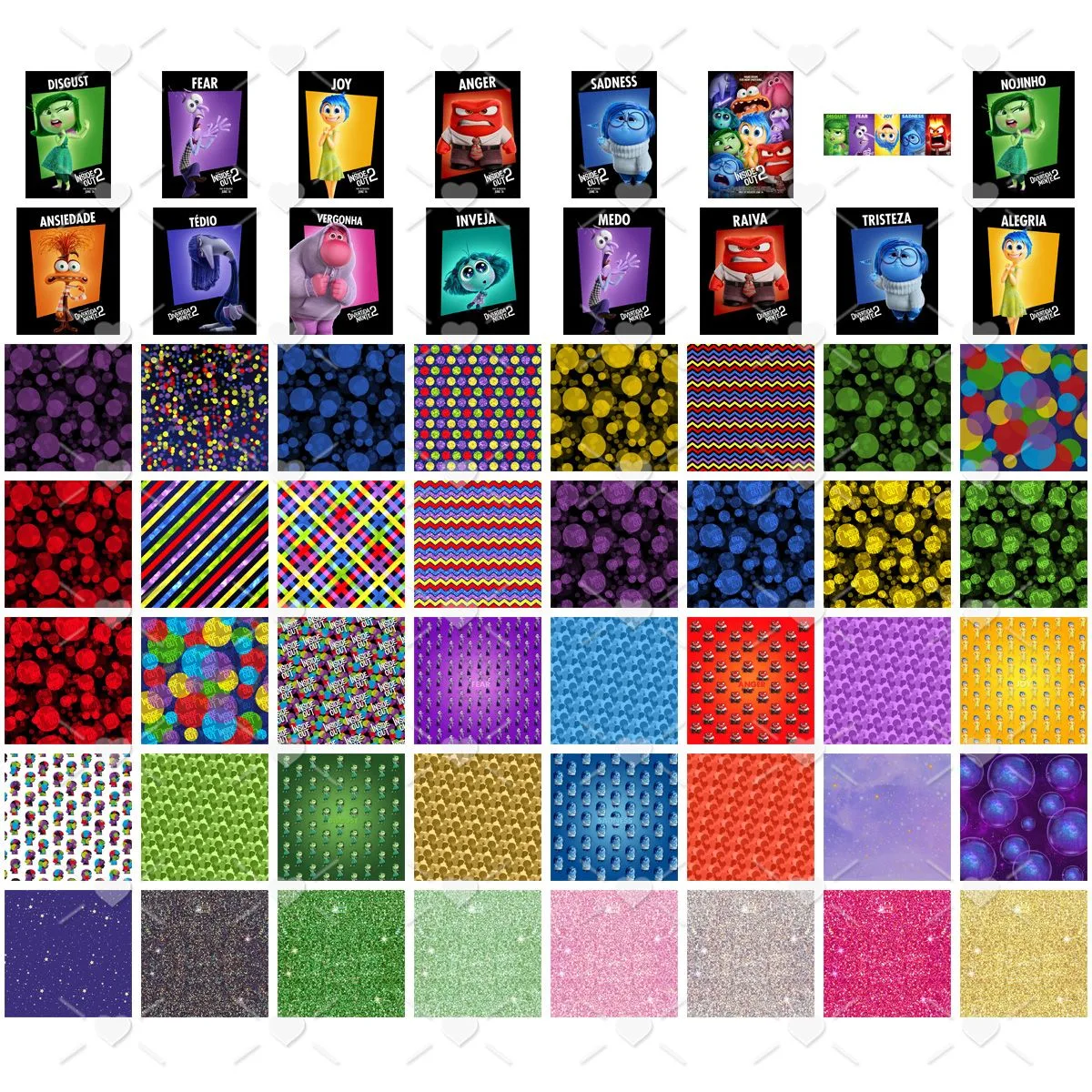 Ilustrações Divertida Mente 2 Kit Digital Png Alta Resolução 3 Ilustrações Divertida Mente 2 Kit Digital Png Alta Resolução