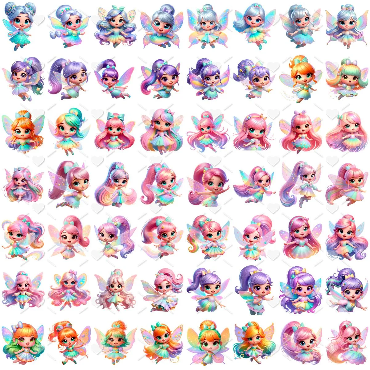 Ilustrações Fadinhas Encantadas no Jardim Png Baby Fofo 2 Ilustrações Fadinhas Encantadas no Jardim Png Baby Fofo