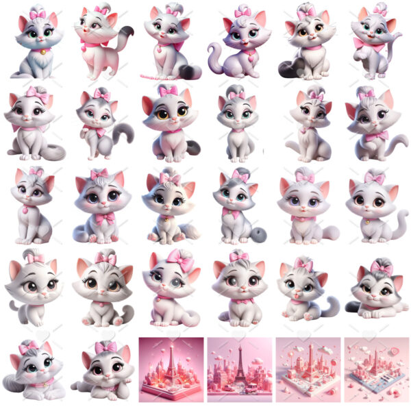 Ilustrações Gata Marie Disney Imagens e Cliparts Png Cute