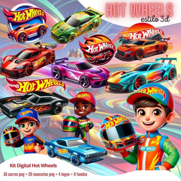 Ilustrações Hot Wheels Png Transparente Carros + Mascote