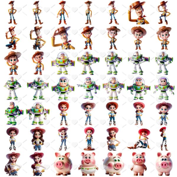 Ilustrações Toy Story Png Baby Fofo Kit Digital Buzz Woody