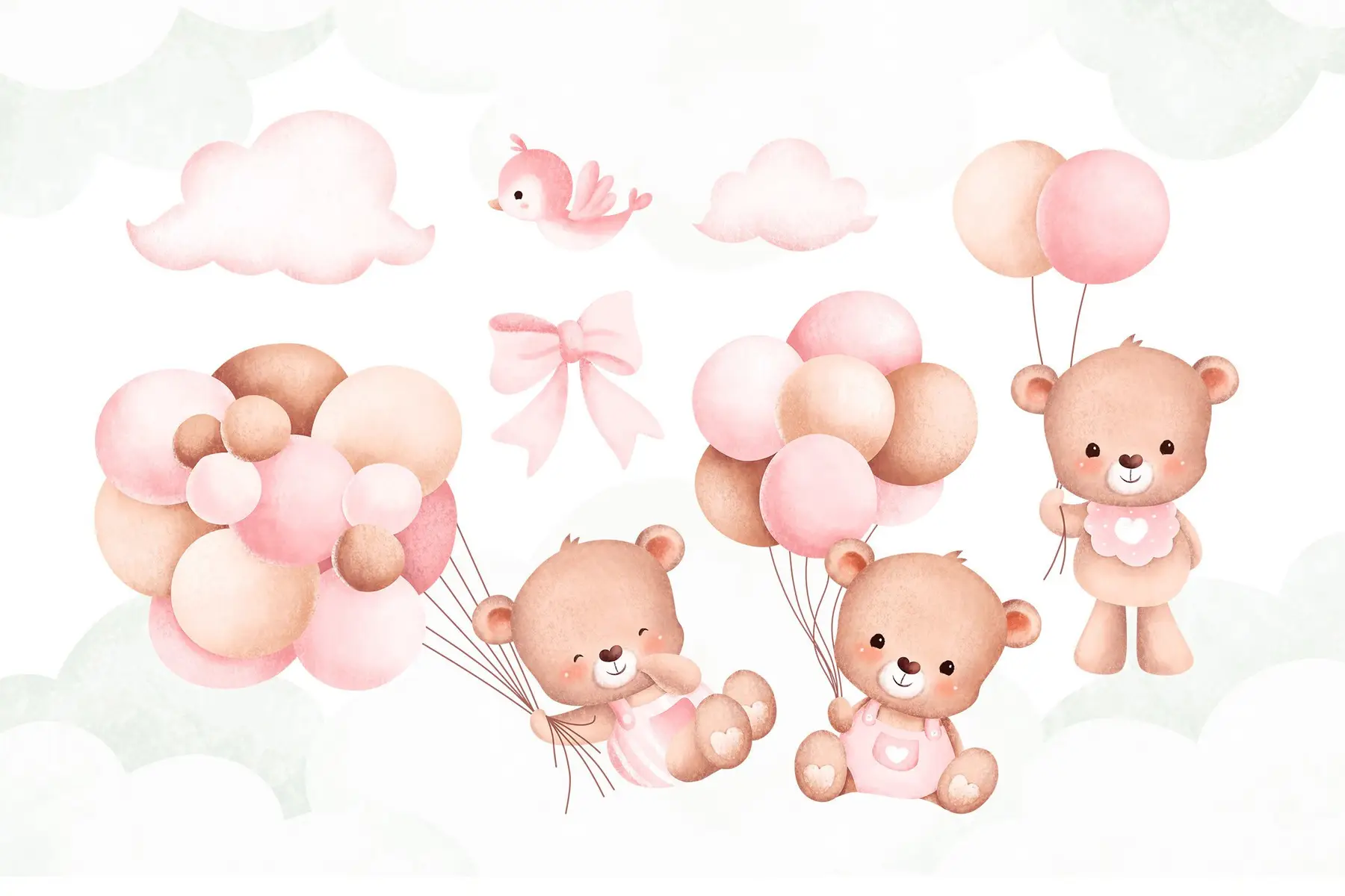 Imagens PNG Ursinha Baloeira para Scrapbook 3 Imagens Png Ursinha Baloeira Para Scrapbook 2