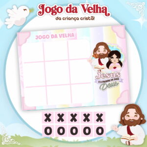 jogo da velha religioso infantil arquivo digital