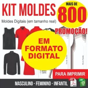 Kit +800 Moldes De Roupas Pronto Para Imprimir 2 Kit +800 Moldes De Roupas Pronto Para Imprimir