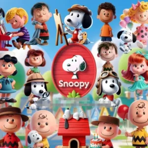 Kit Arte Digital do Snoopy - Ideal para Sublimação
