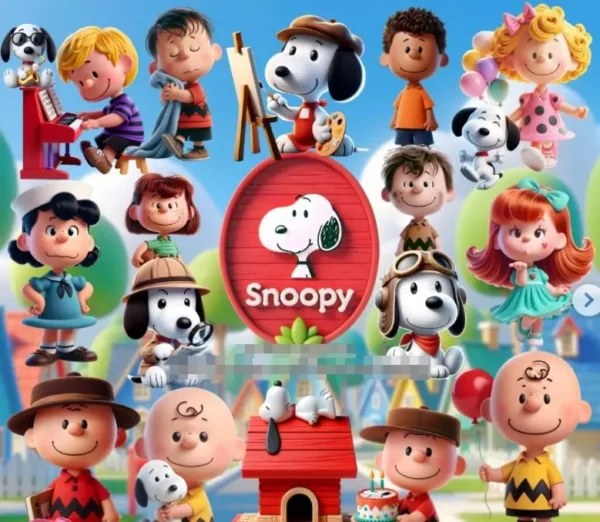 Kit Arte Digital do Snoopy - Ideal para Sublimação