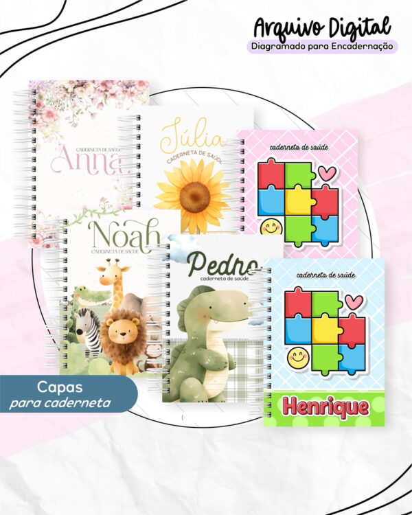 Kit Caderneta de Saúde 6 Edição - Encadernação