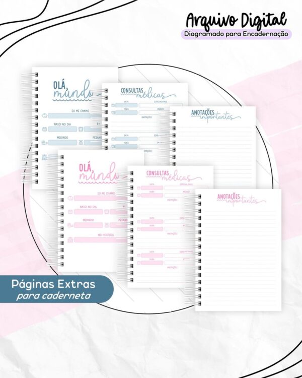 Kit Caderneta de Saúde 6 Edição - Encadernação