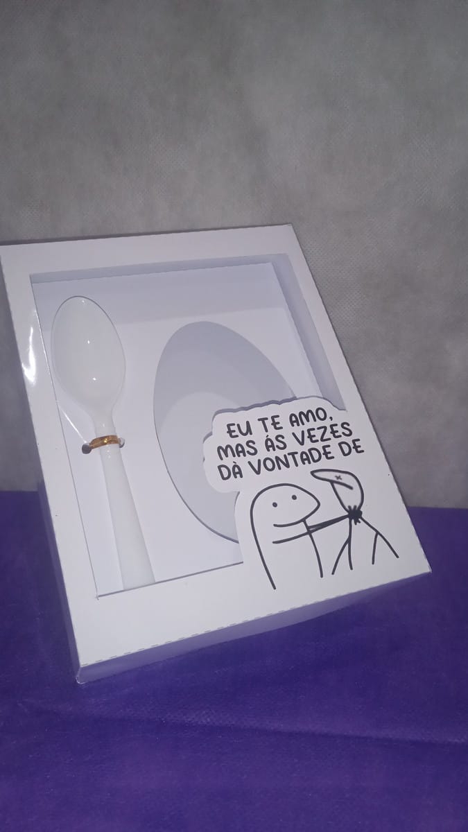 Kit Caixa Ovo de Colher Flork para Corte e Personalização 4 Kit Caixa Ovo de Colher Flork para Corte e Personalização - Imagem 4