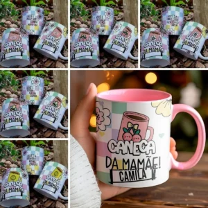 Kit Caneca Dia das Mães Mamãe – 10 Artes PNG