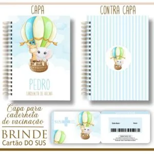 Kit Capa e Cartão Sus Animais Baloeiro - Arquivo Digital 22 Kit Capa e Cartão Sus Animais Baloeiro - Arquivo Digital