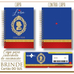 kit capa e cartao sus branca de neve arquivo digital personalizacao
