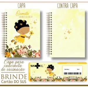 Kit Capa e Cartão Sus Fadinha - Arquivo Digital
