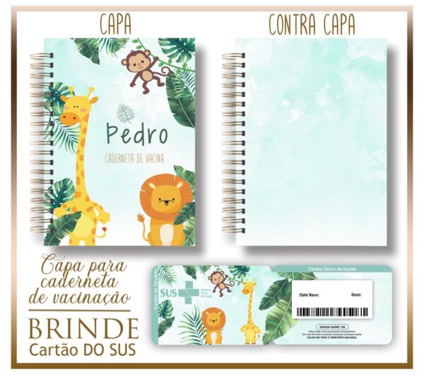 Kit Capa e Cartão Sus Floresta - Arquivo Digital