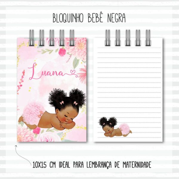 Kit Completo do Bebê Negra Afro - Arquivo Digital