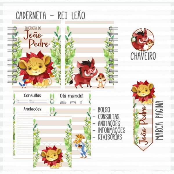Kit Completo do Bebê Rei Leão - Arquivo Digital