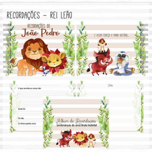 Kit Completo do Bebê Rei Leão - Arquivo Digital