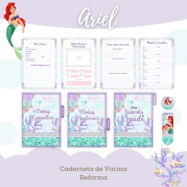 Kit Completo Infantil Ariel - Arquivo Digital