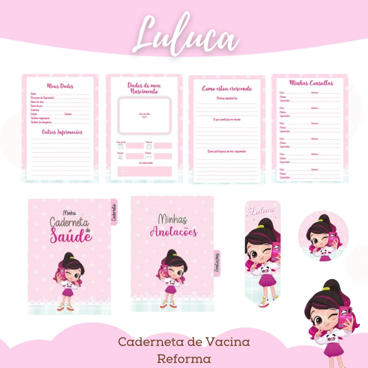 Kit Completo Infantil Luluca Game - Arquivo Digital