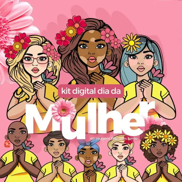 Kit Criativo Png Para Sublimacao No Dia Das Mulheres 3
