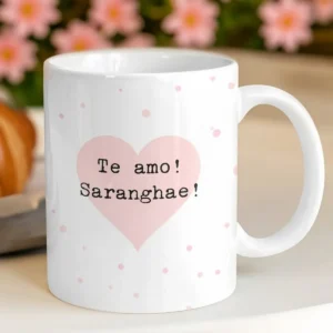 Kit de Arte para Caneca: Celebrando Mães com Amor Dramático