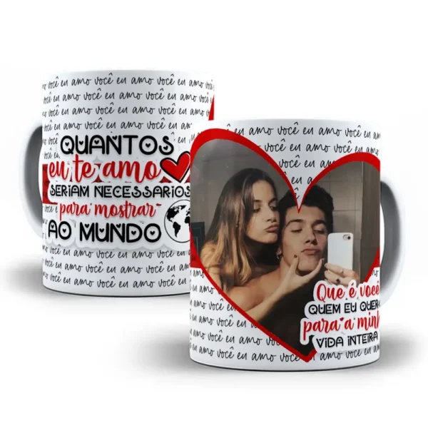 Kit de Arte para Caneca - Especial Dia dos Namorados