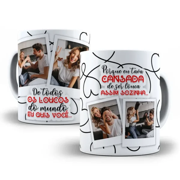 Kit de Arte para Caneca - Especial Dia dos Namorados