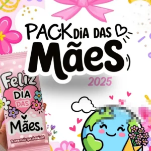 Kit de Artes Digitais para Canecas - Dia das Mães