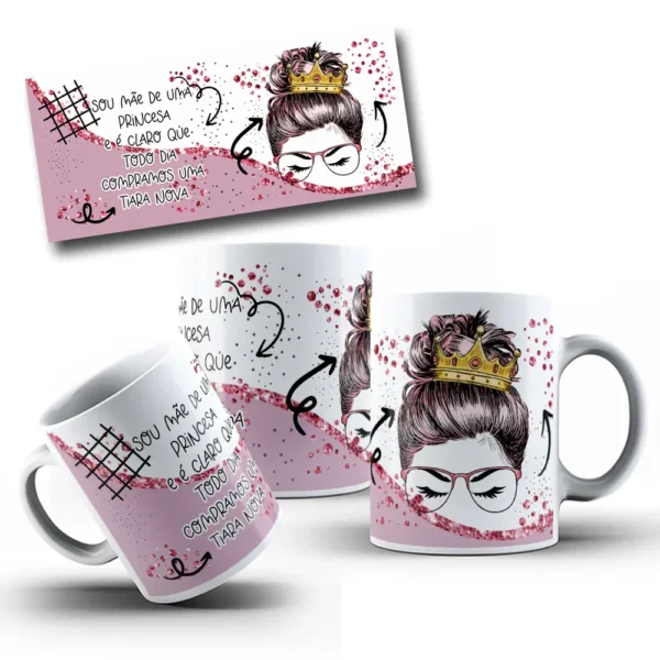Kit De Artes Para Sublimacao De Caneca Dia Das Maes 4