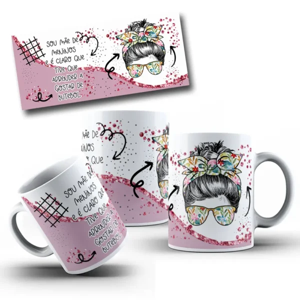 Kit De Artes Para Sublimacao De Caneca Dia Das Maes 9