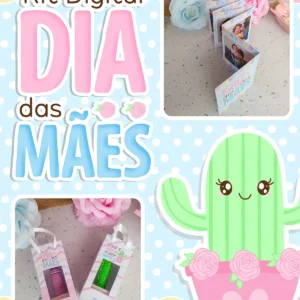 Kit de Corte PDF para Mimos Dia das Mães