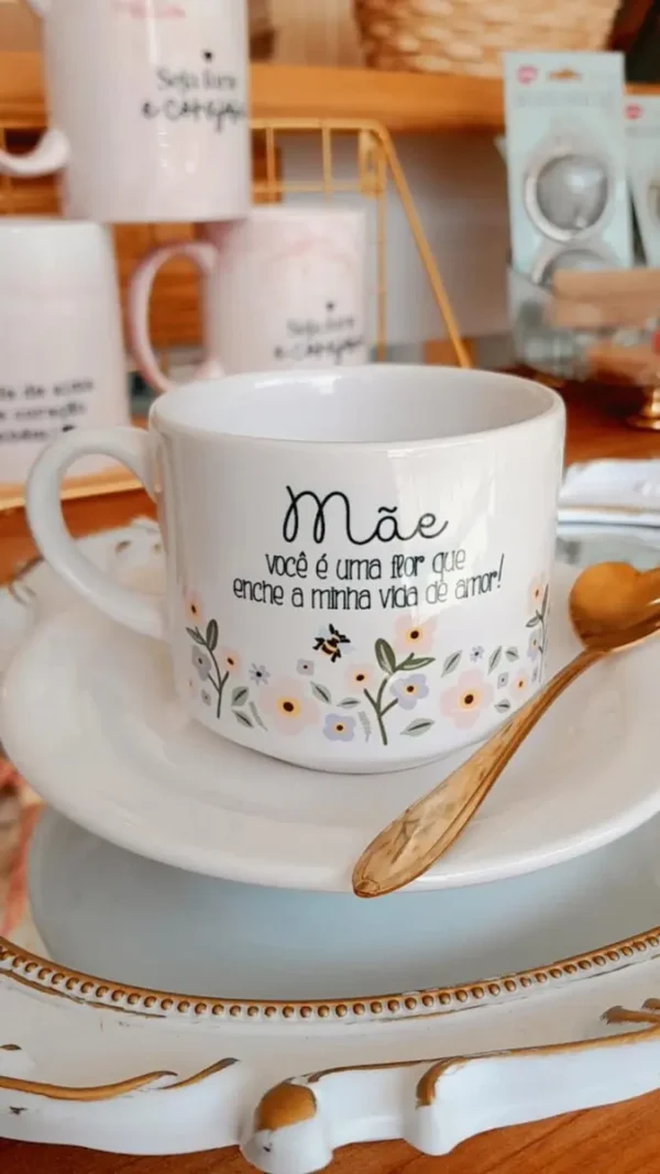 Kit de Imagens para Sublimação de Canecas Dia das Mães