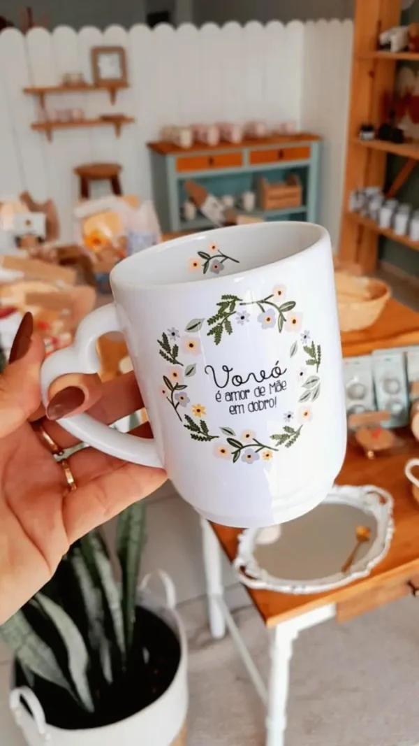 Kit de Imagens para Sublimação de Canecas Dia das Mães