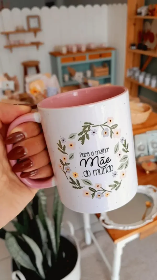 Kit de Imagens para Sublimação de Canecas Dia das Mães