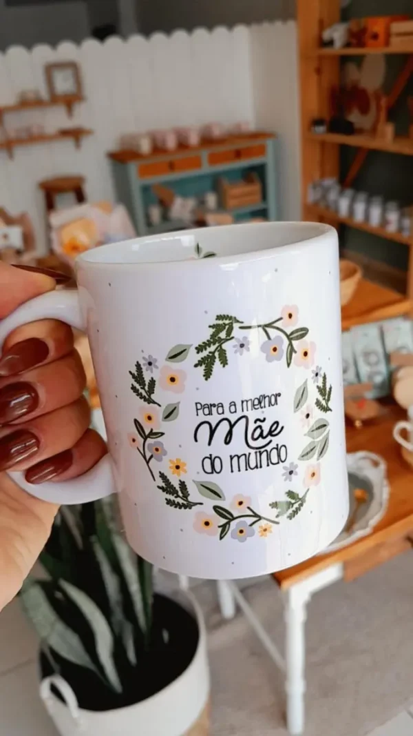 Kit de Imagens para Sublimação de Canecas Dia das Mães