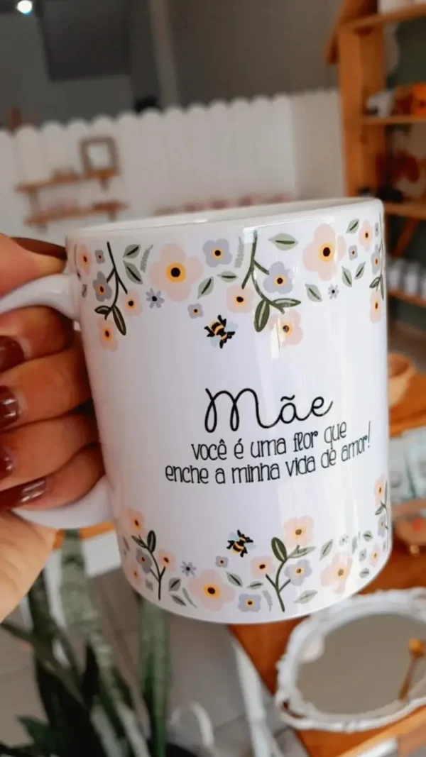 Kit de Imagens para Sublimação de Canecas Dia das Mães
