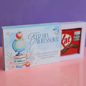 Kit de Papelaria Criativa Caixa Kit Kat Professores