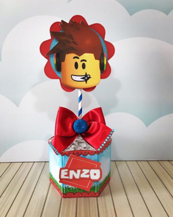 Kit Decoração Festa Roblox - Arquivo Digital
