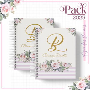 Arquivos Encadernacao Caderno Floral Minimalista