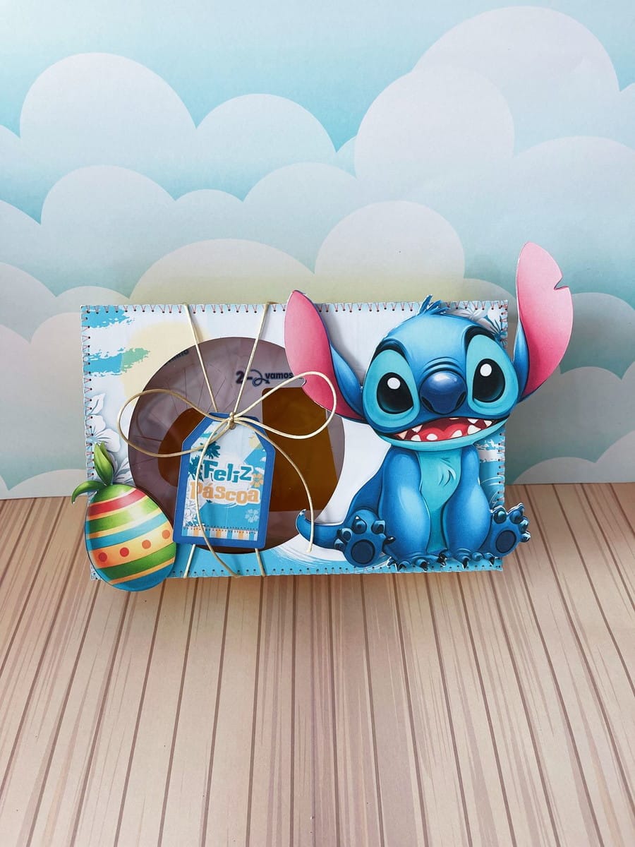 Kit Digital Caixa Mini Confeiteiro Stitch Arquivo de Corte 3 Mini Confeiteiro Stitch Arquivo Digital 3