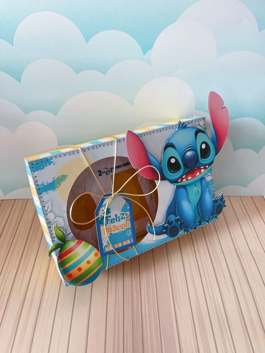 Kit Digital Caixa Mini Confeiteiro Stitch Arquivo de Corte 4 Mini Confeiteiro Stitch Arquivo Digital 4