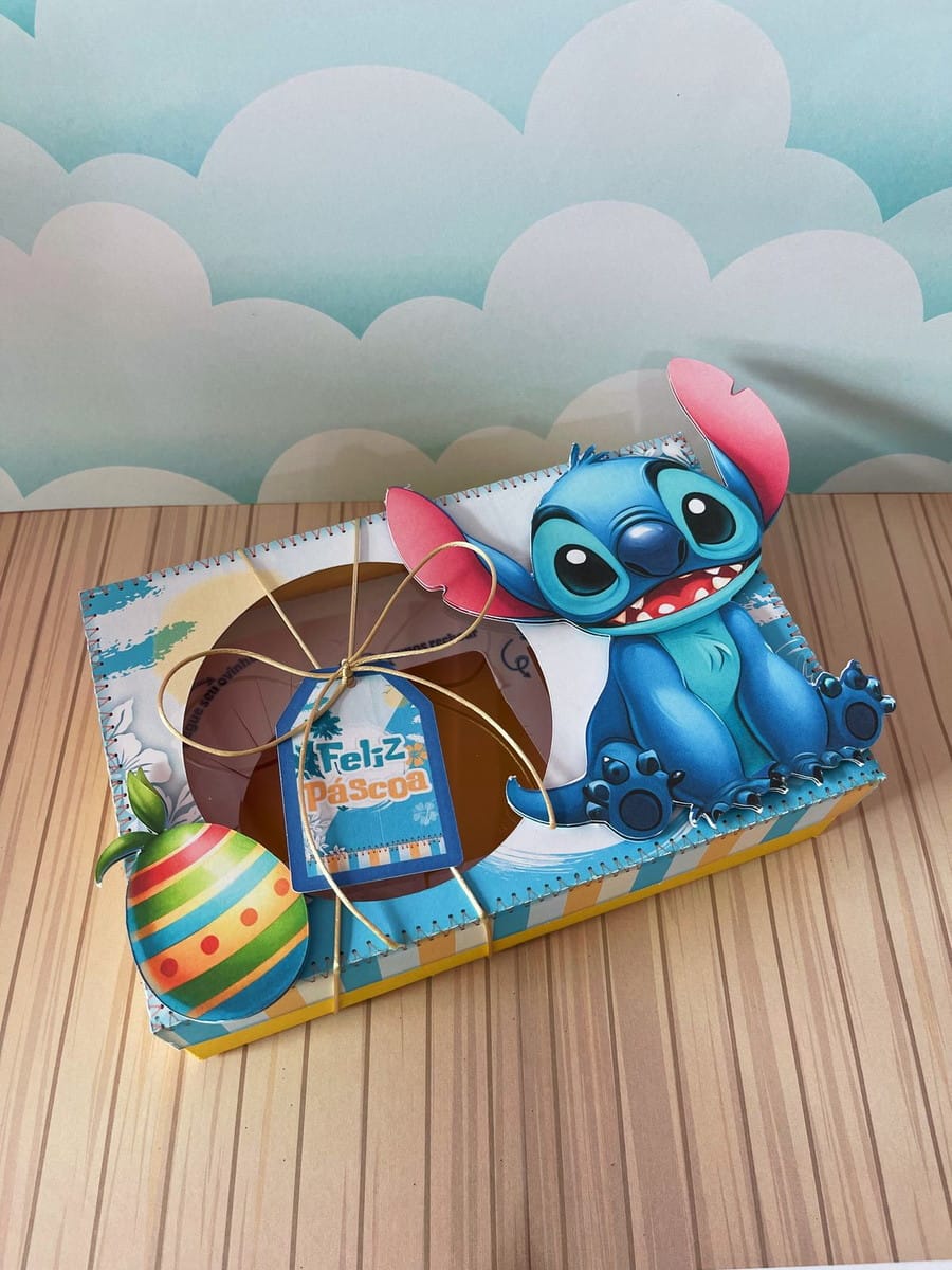 Kit Digital Caixa Mini Confeiteiro Stitch Arquivo de Corte 5 Mini Confeiteiro Stitch Arquivo Digital 5