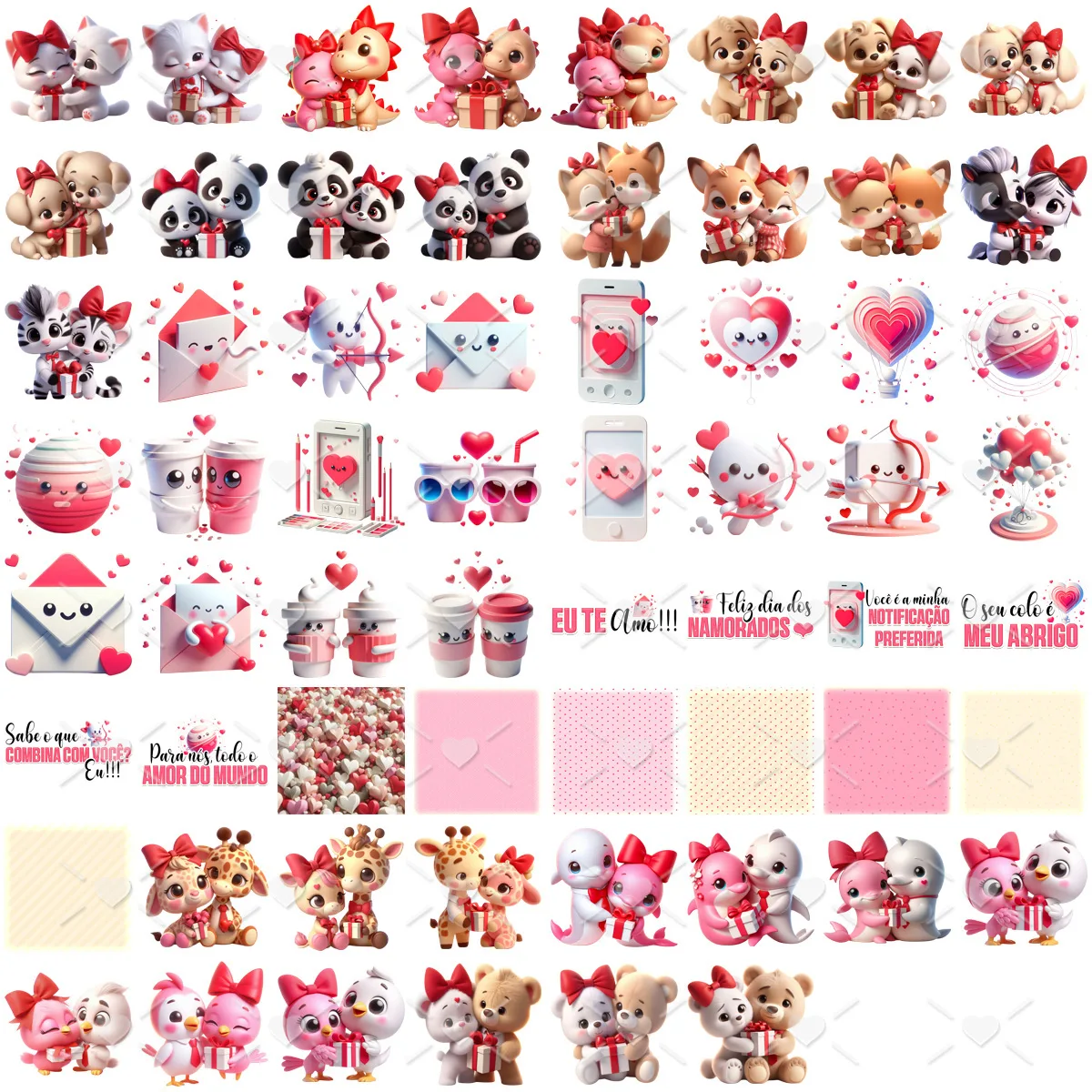 Kit Digital Casaisinhos Fofos Namorados Ilustrações Png 2 Kit Digital Casaisinhos Fofos Namorados Ilustrações Png