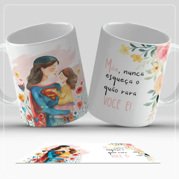 Kit Digital de Arte para Canecas - Especial Dia das Mães