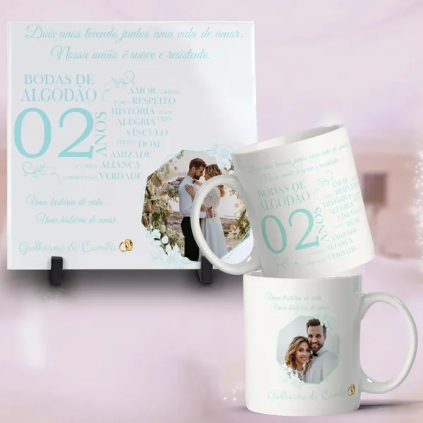 Kit Digital de Artes para Azulejos de Bodas