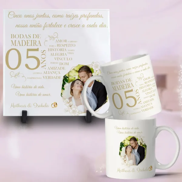 Kit Digital de Artes para Azulejos de Bodas
