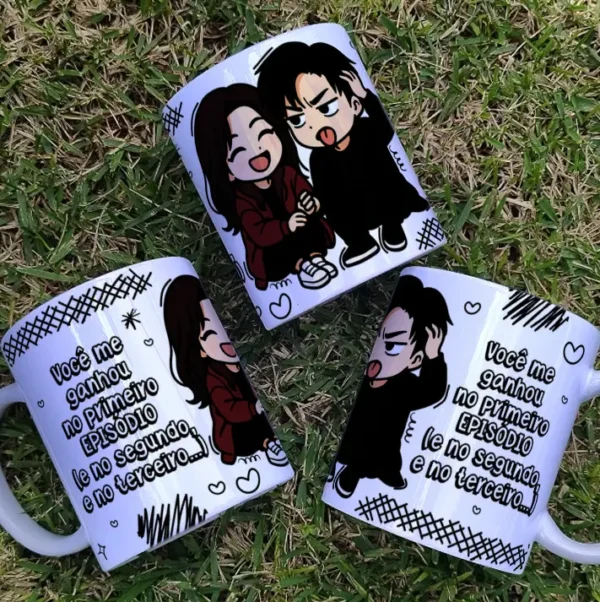 Kit Digital de Artes para Caneca - Especial Namorados Dorama