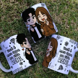Kit Digital de Artes para Caneca - Especial Namorados Dorama